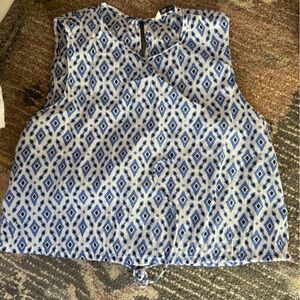 Zara Geometric Blouse